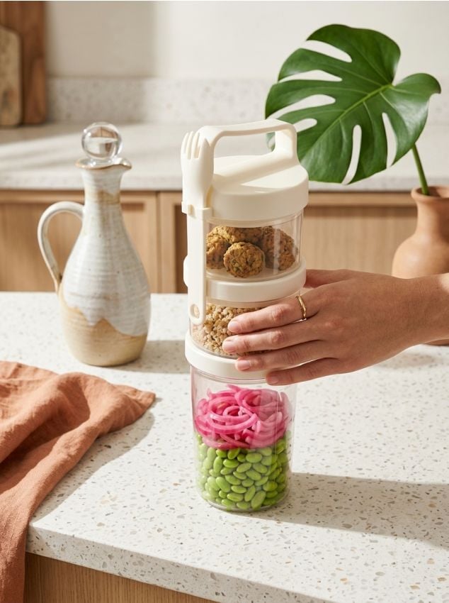 Sinsay - Set de recipiente - alb