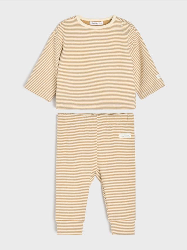 Sinsay - Compleu cu bluză sport și colanți - multicolor