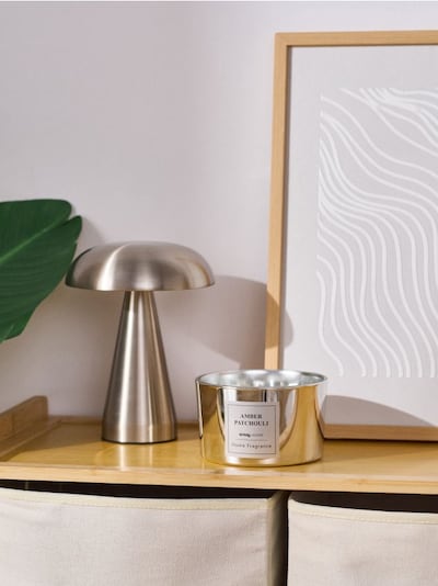 Κερί με τρία φυτίλια Amber Patchouli