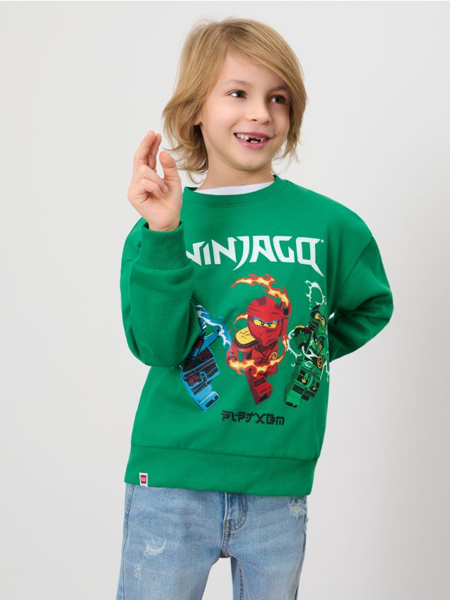 Sinsay - Bluză sport Ninjago - verde