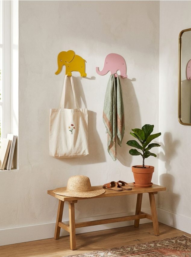 Sinsay - Cuiere de perete 2 bucăți - galben