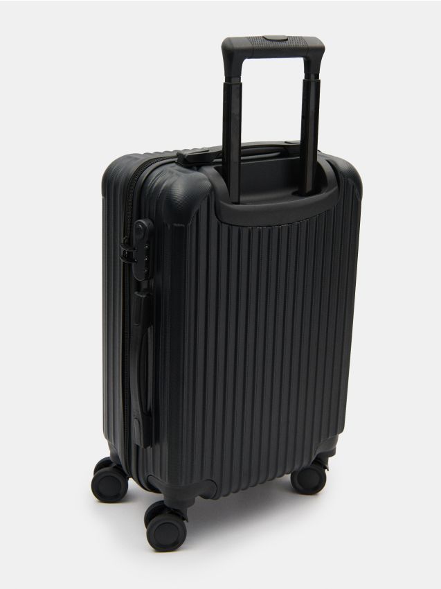 Sinsay - Valiză de călătorie rigidă cu roți - negru