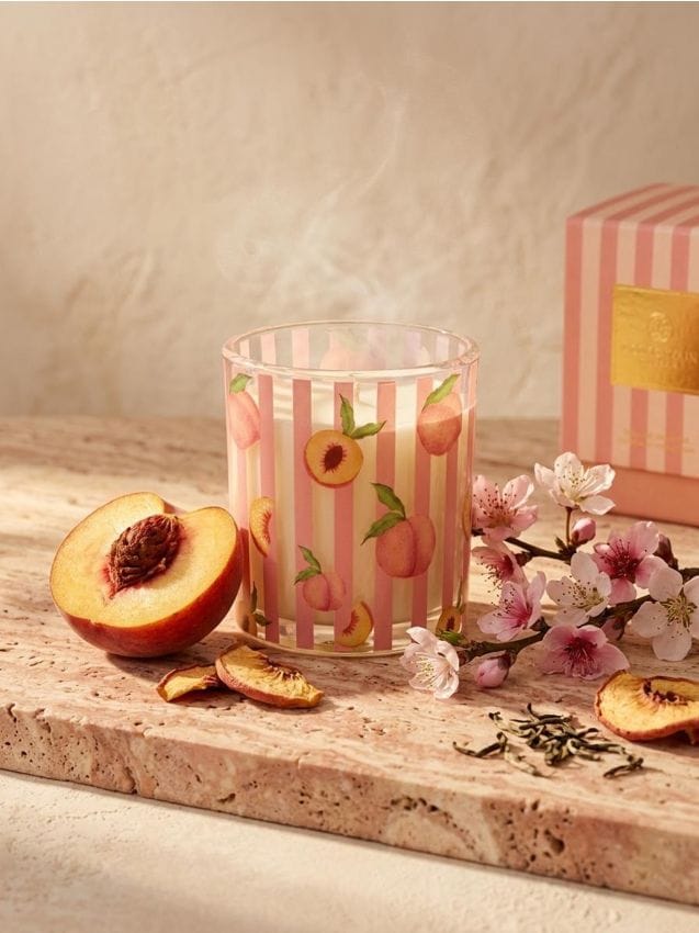 Sinsay - Lumânare cu miros de piersică - roz-pastel