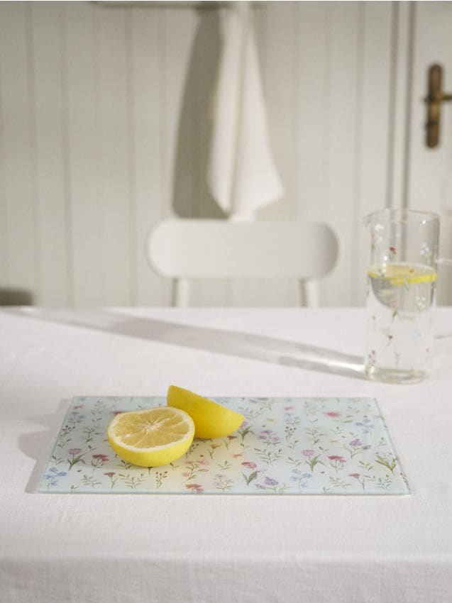 Sinsay - Tocător de sticlă cu flori - multicolor