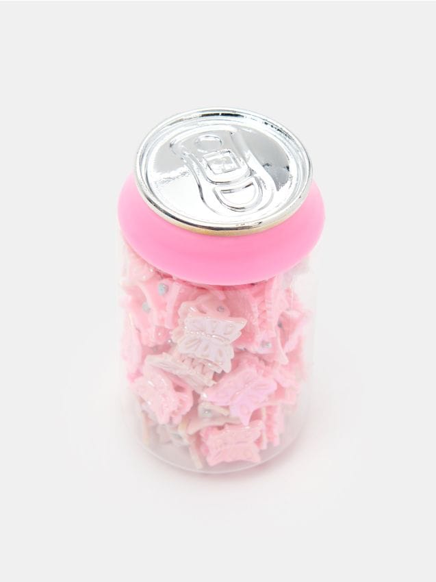 Sinsay - Set agrafe de păr în formă de fluturi 40 pack - multicolor