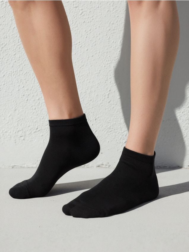 Sinsay - Șosete sport, 5 perechi - negru