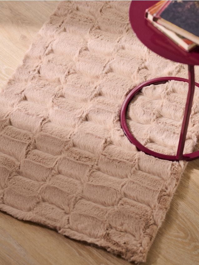 Sinsay - Covor cu model în relief - bej