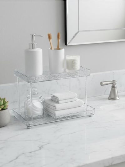 Dvonivojska polica za kupatilo