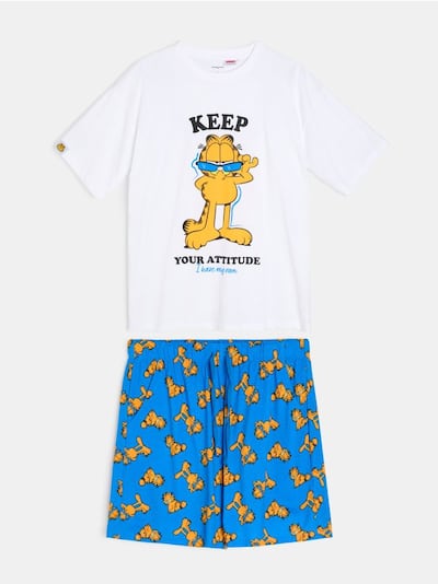 Βαμβακερή πιτζάμα δύο τεμαχίων Garfield