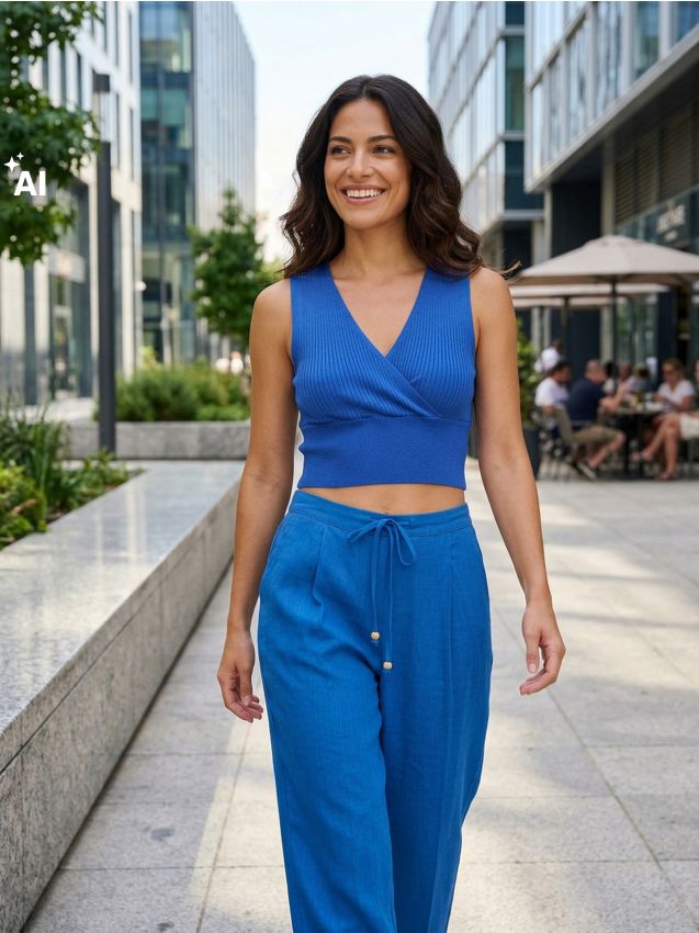 Sinsay - Top - indigo