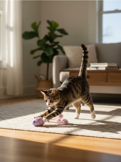 Kasside mänguasi hiire kujuga