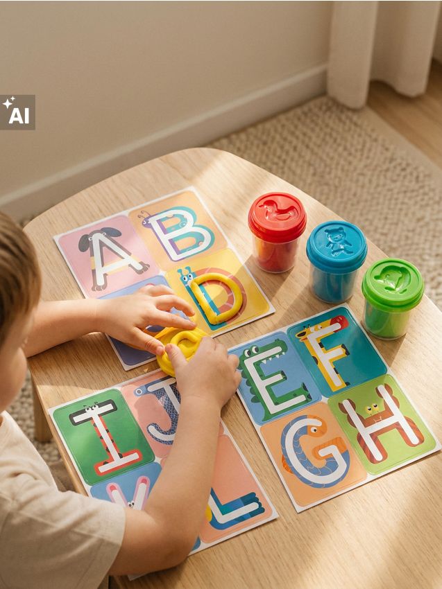 Sinsay - Set creativ cu plastilină și cartonașe - multicolor
