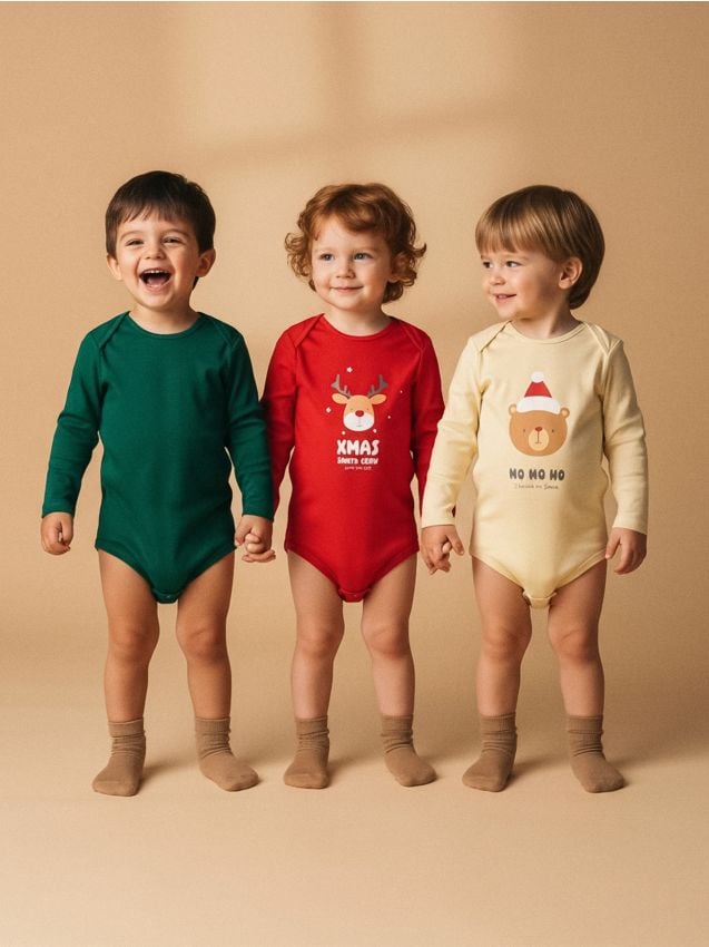 Sinsay - Súprava 3 body - červená