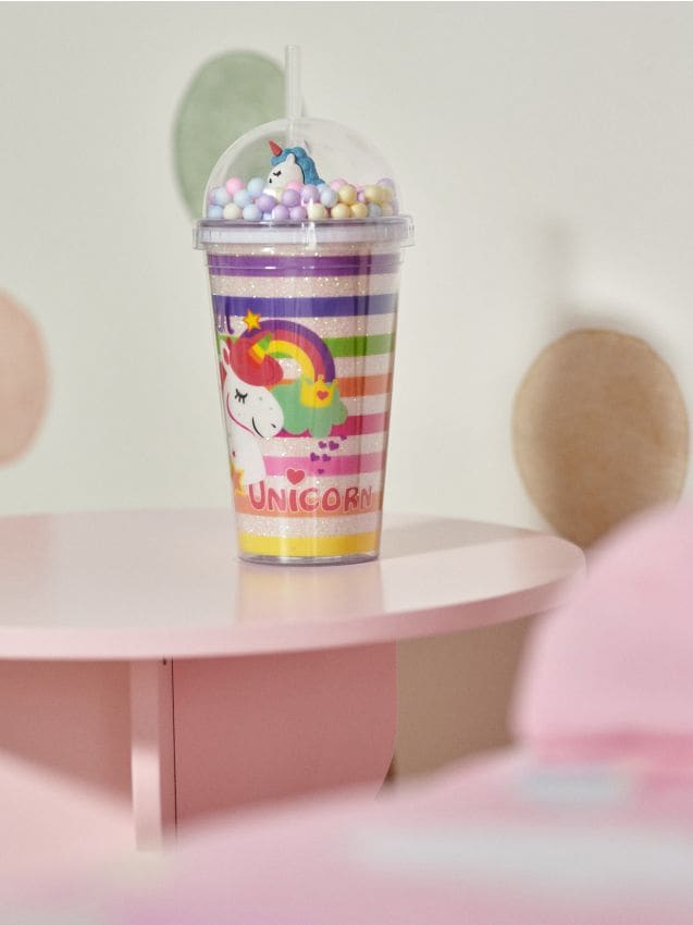 Sinsay - Pohár so slamkou - viacfarebná