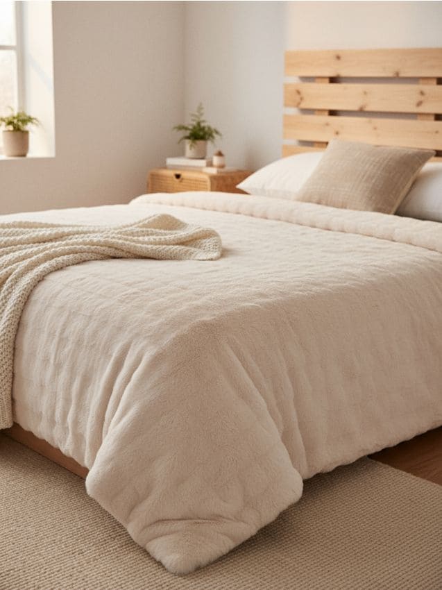 Sinsay - Posteľná prikrývka - telová