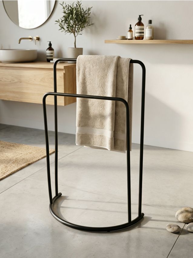Sinsay - Suport pentru prosoape - negru
