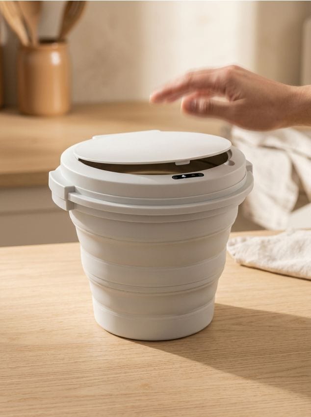 Sinsay - Coș de gunoi fără atingere - gri deschis