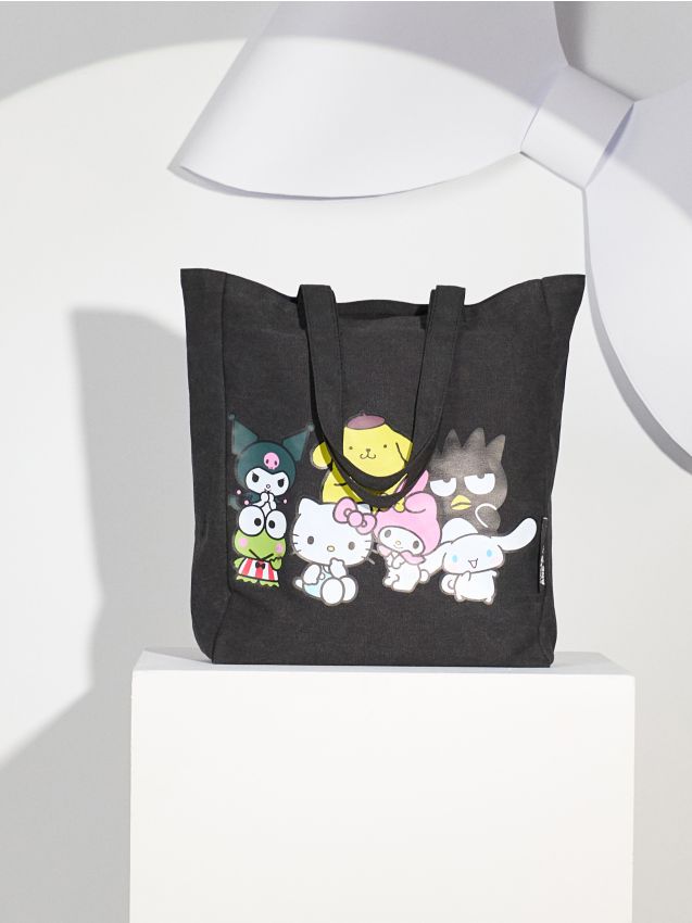 Materiałowa torba shopper Hello Kitty and Friends - SINSAY