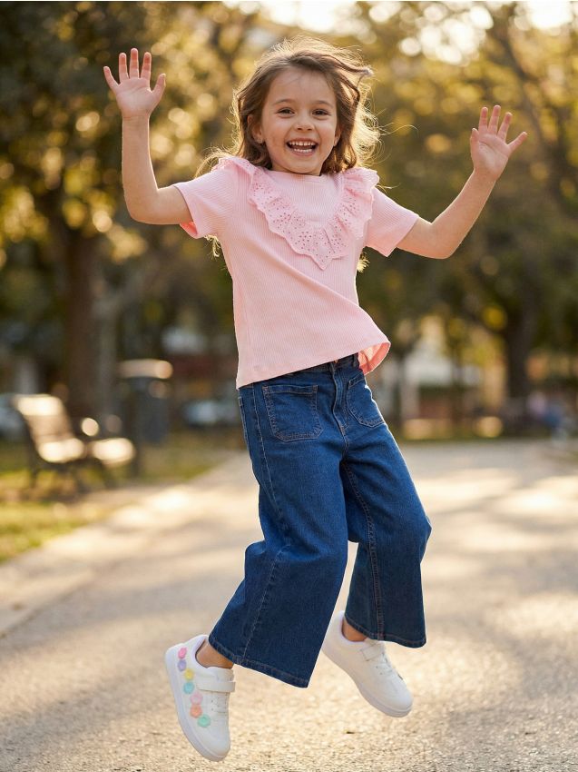 Sinsay - Tricou din bumbac - roz