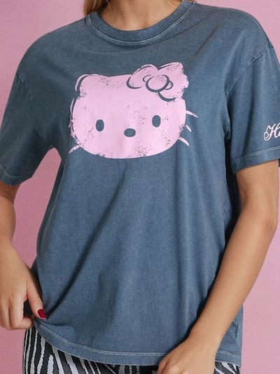 Tricou cu imprimeu Hello Kitty