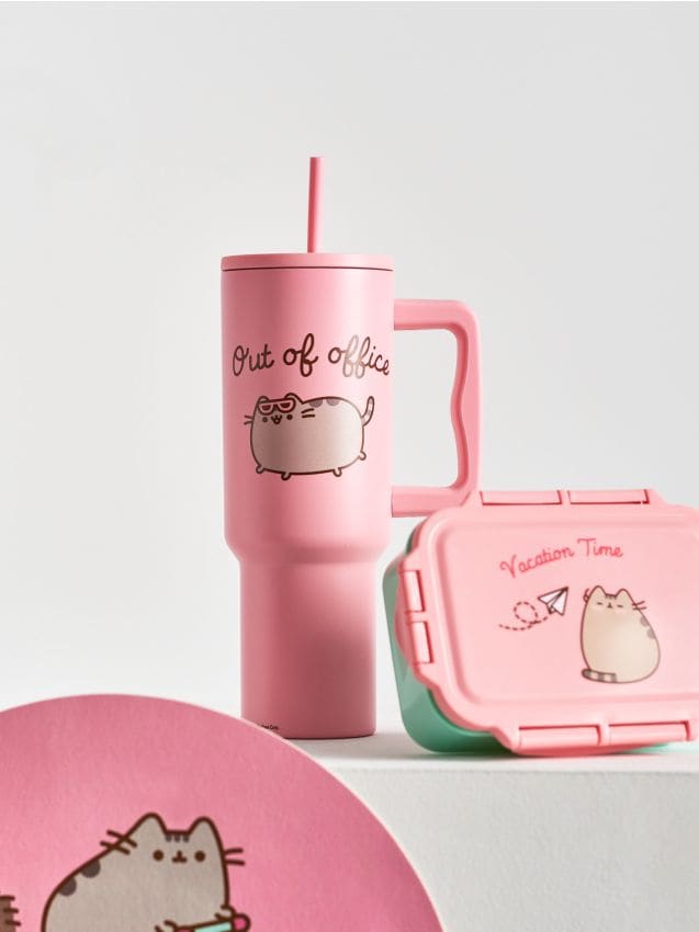 Θερμός με καλαμάκι Pusheen the Cat - SINSAY