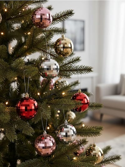 Set od 8 božićnih kuglica