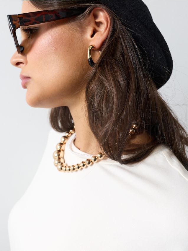 Set di orecchini 5 pezzi - oro