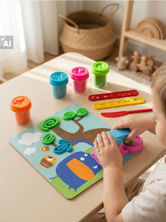 Sinsay - Kreativni set s plastelinom i karticama