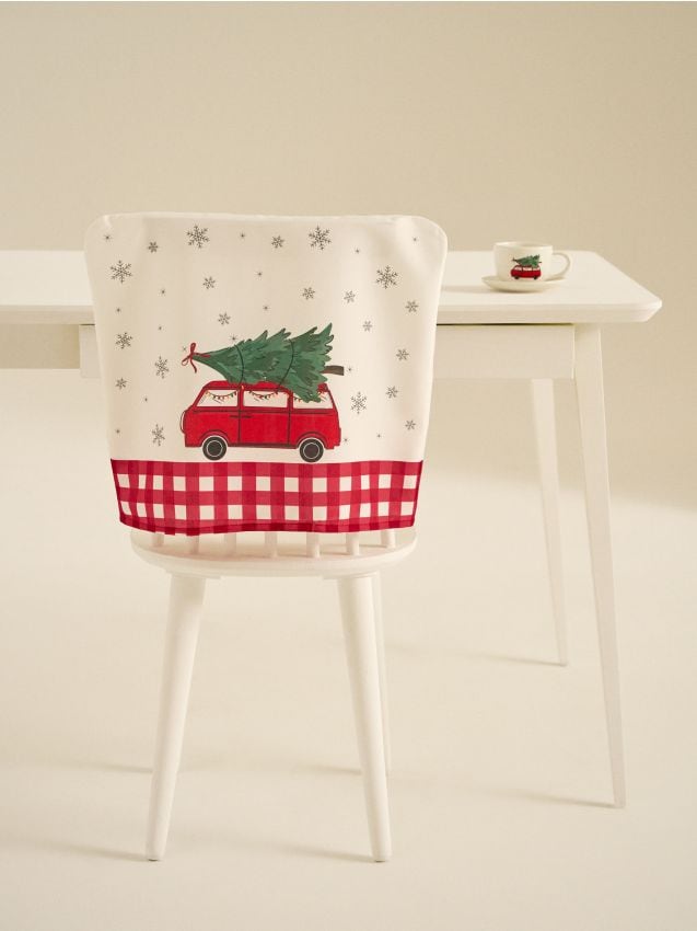 Sinsay - Poťahy na stoličky s vianočným motívom 2 kusy - viacfarebná