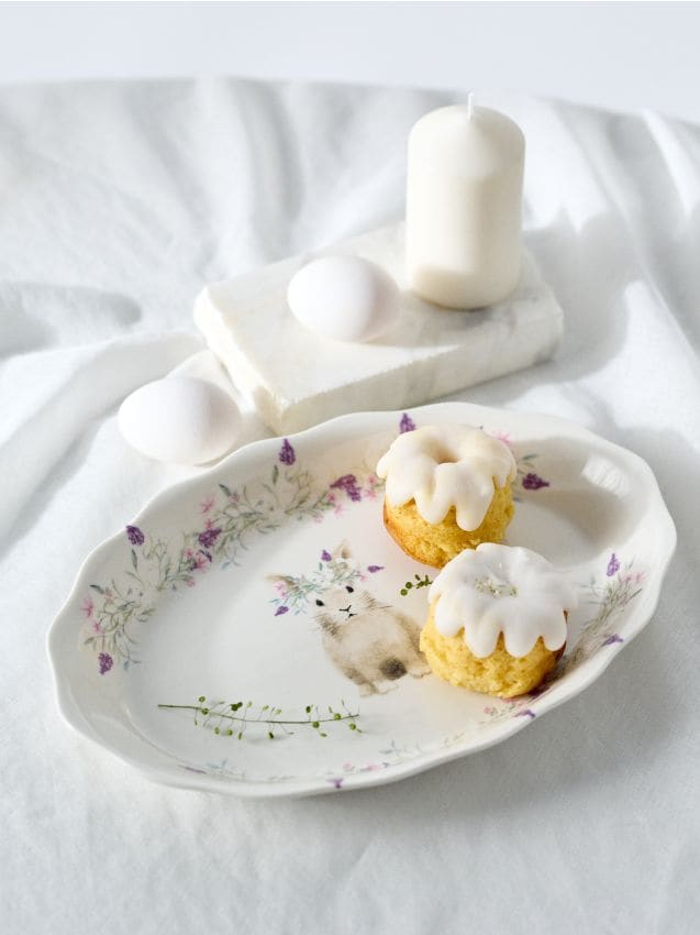 Sinsay - Platou de Paște cu motiv de iepuraș - multicolor