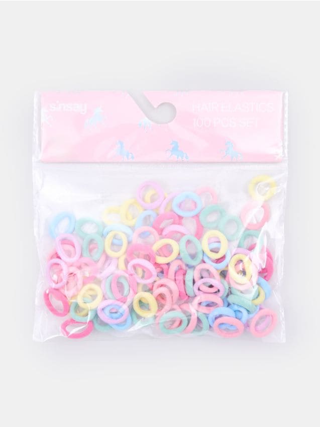 Sinsay - Set elastice de păr 100 pack - multicolor