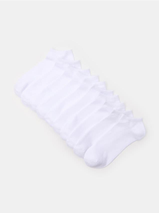 Sinsay - Skarpetki stopki 10 pack - biały