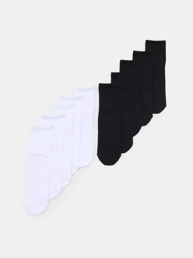Sinsay - Bawełniane skarpetki 10 pack - wielobarwny
