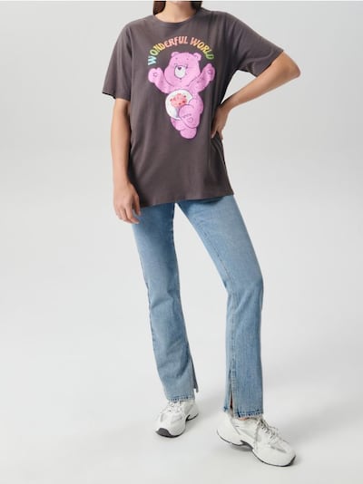 T-shirt in cotone con stampa Care Bears