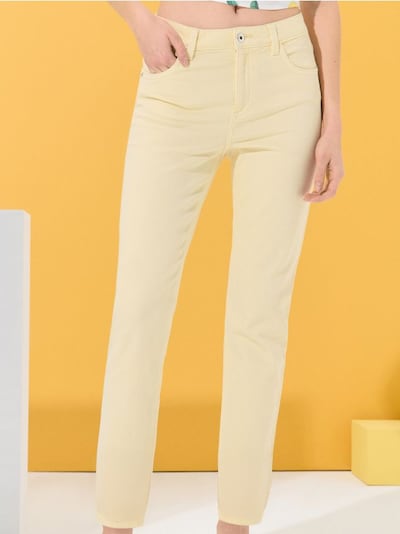 Spodnie straight slim
