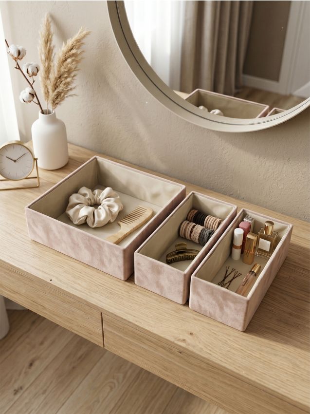 Sinsay - Set organizatoare 3 pack - bej