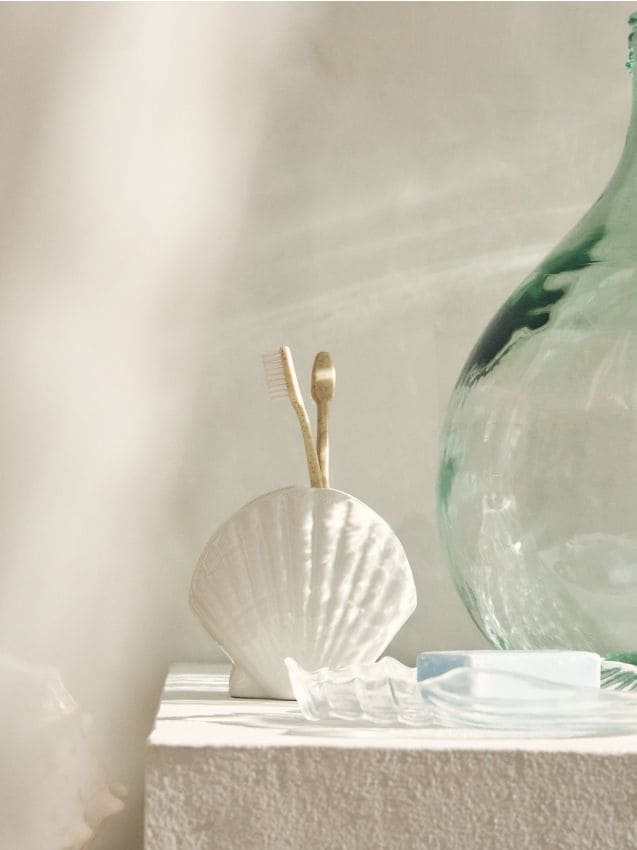 Sinsay - Pahar pentru periuțe de dinți - alb