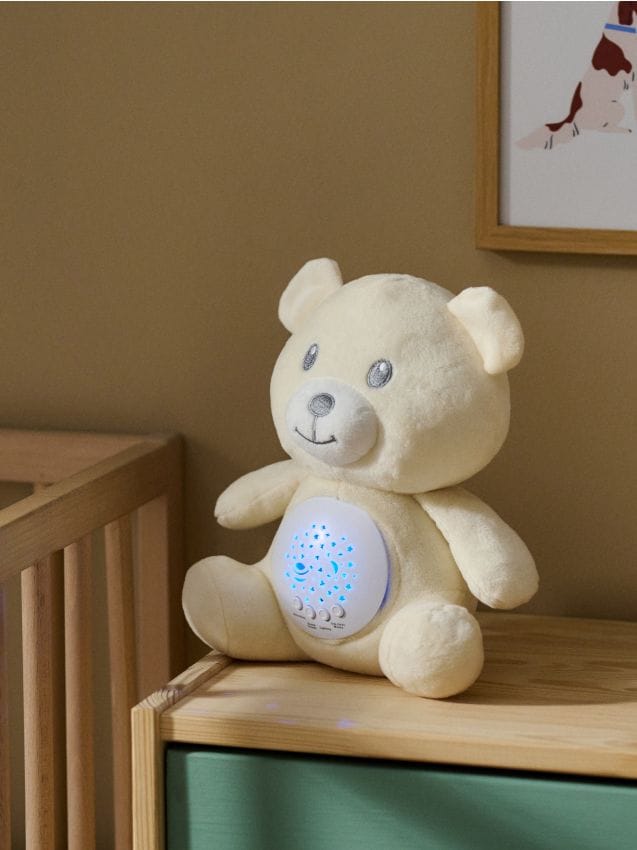 Sinsay - Projektor v tvare medveďa, ktorý vydáva zvuky - krémová