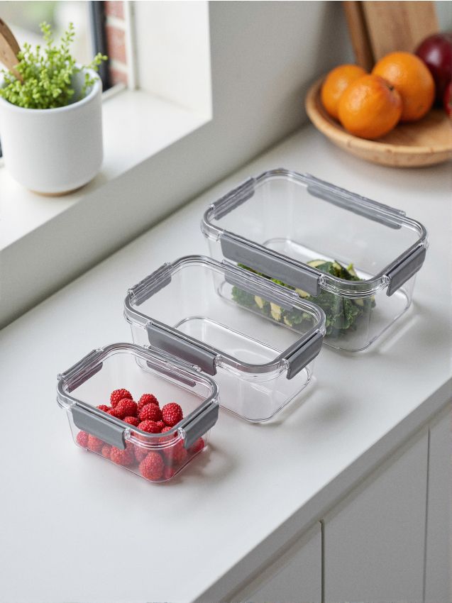 Maisto laikymo indeliai su dangteliu 3 pack - SINSAY