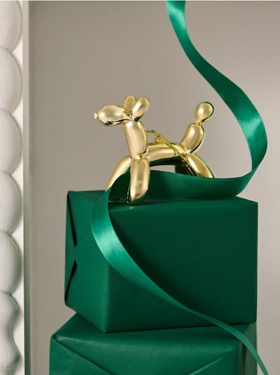 Zestaw bombek choinkowych w kształcie psów z balonów 3 pack