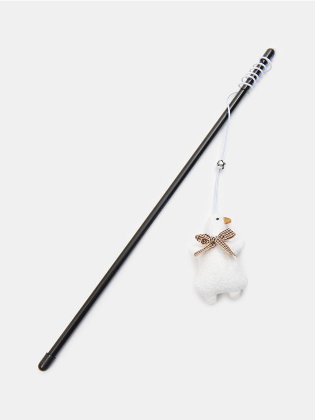 Sinsay - Undiță pentru pisică cu gâscă - alb