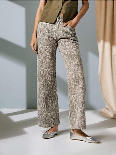 Džíny wide leg
