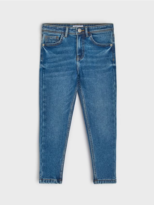 Sinsay - Blugi skinny - indigo jeans