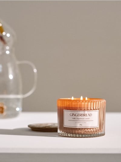 Ziemassvētku aromātiskā svece Gingerbread