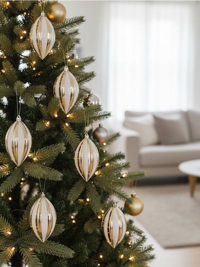 Set de 6 globuri pentru brad