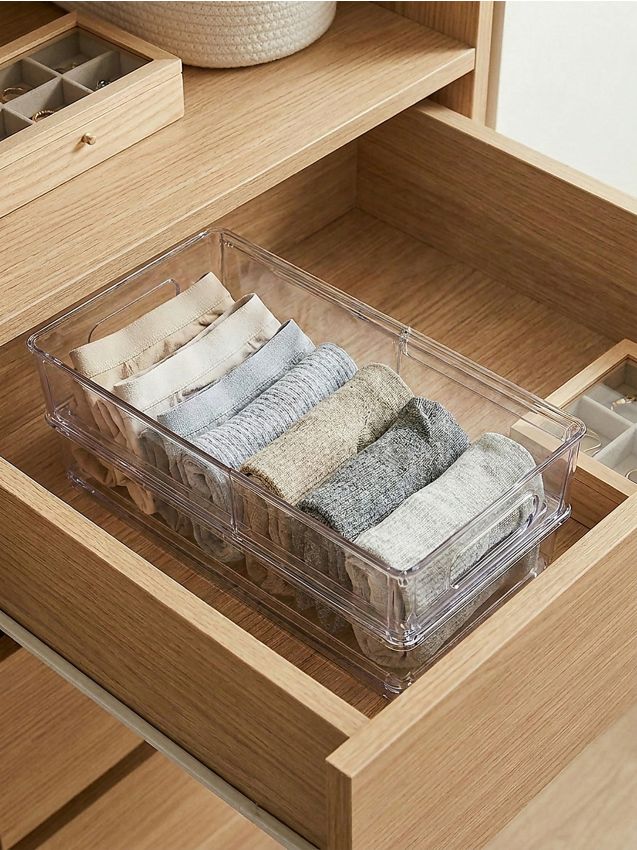 Sinsay - Organizator transparent extensibil pentru sertar - clear