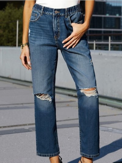 Strgane kavbojke mom fit