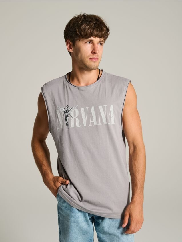 Tank top Nirvana - SINSAY