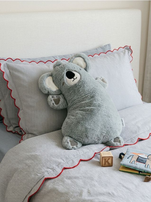 Sinsay - Pernă cu blană sintetică - gri-închis