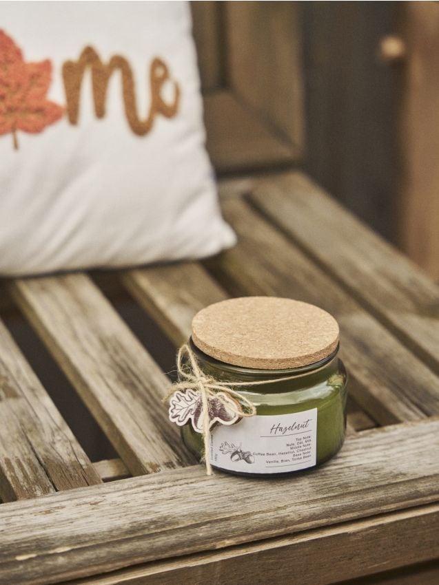 Sinsay - Sviečka Hazelnut - bledozelená